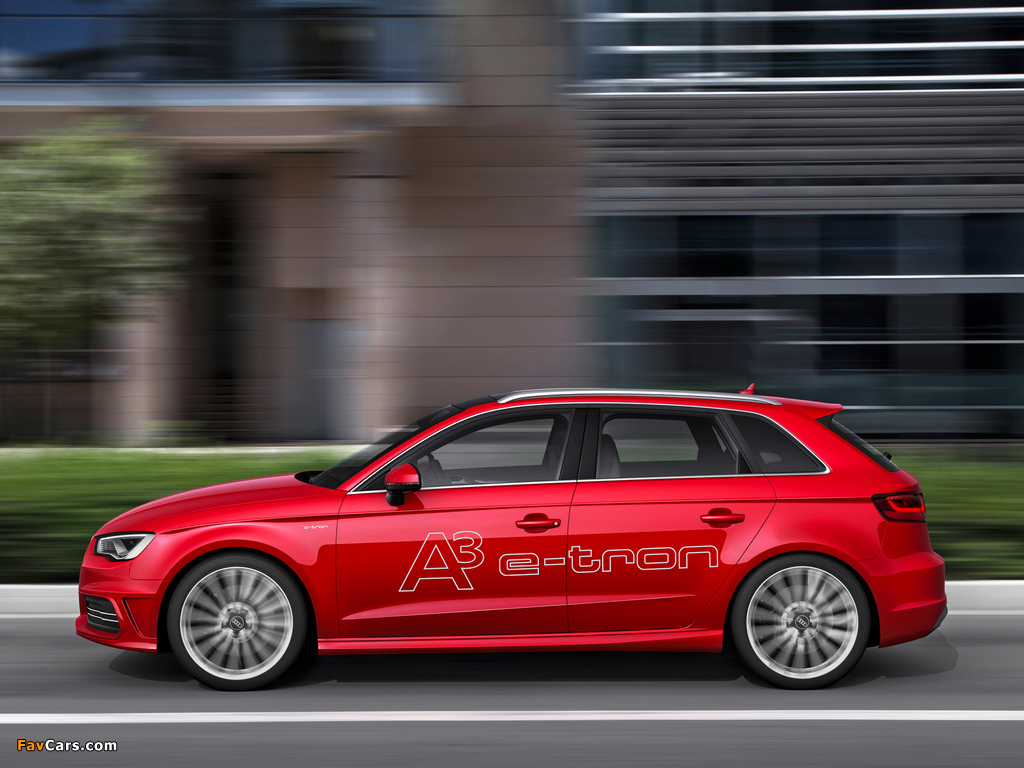 Images of Audi A3 e-Tron Prototype (8V) 2013 (1024 x 768)