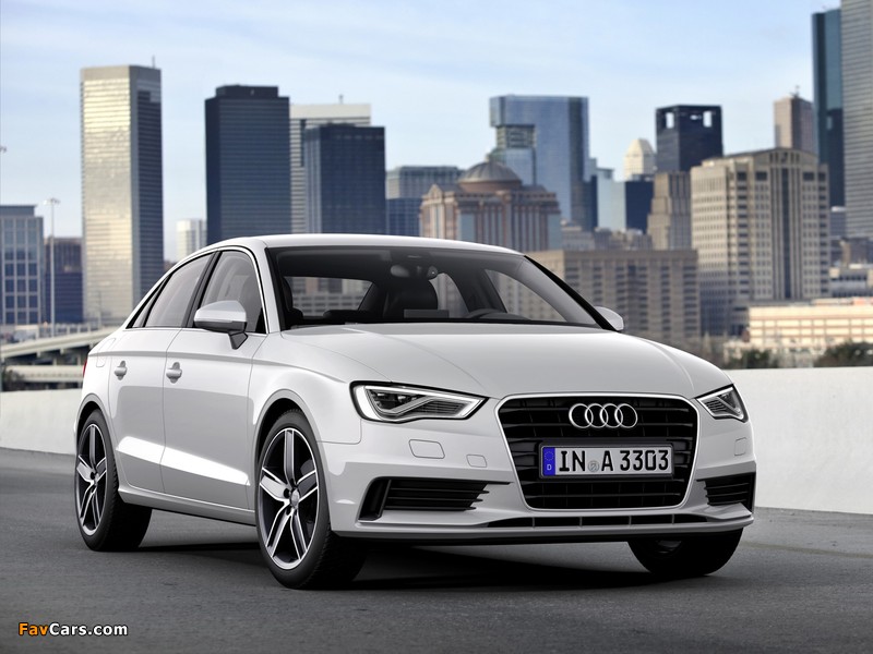 Images of Audi A3 Sedan 2.0 TDI (8V) 2013 (800 x 600)