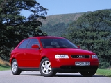 Photos of Audi A3 UK-spec 8L (1996–2000)