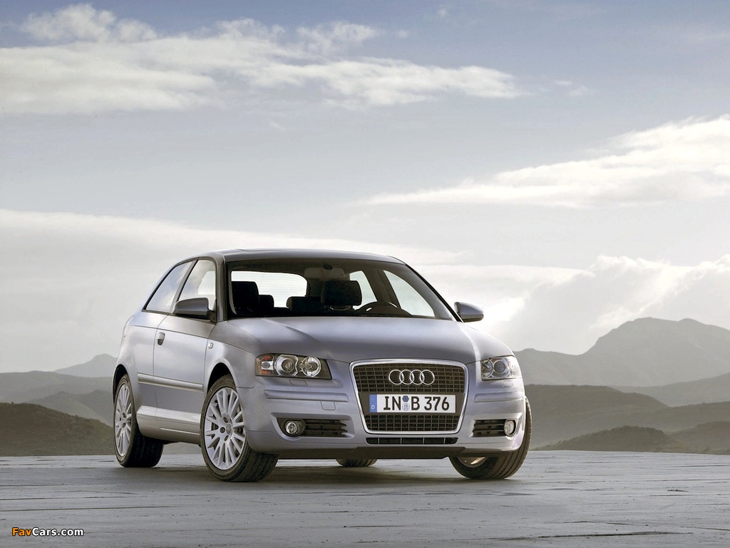 Photos of Audi A3 2.0 TDI 8P (2005–2008) (1024 x 768)