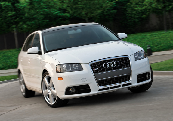 Photos of Audi A3 Sportback 3.2 S-Line US-spec 8PA (2005–2008)