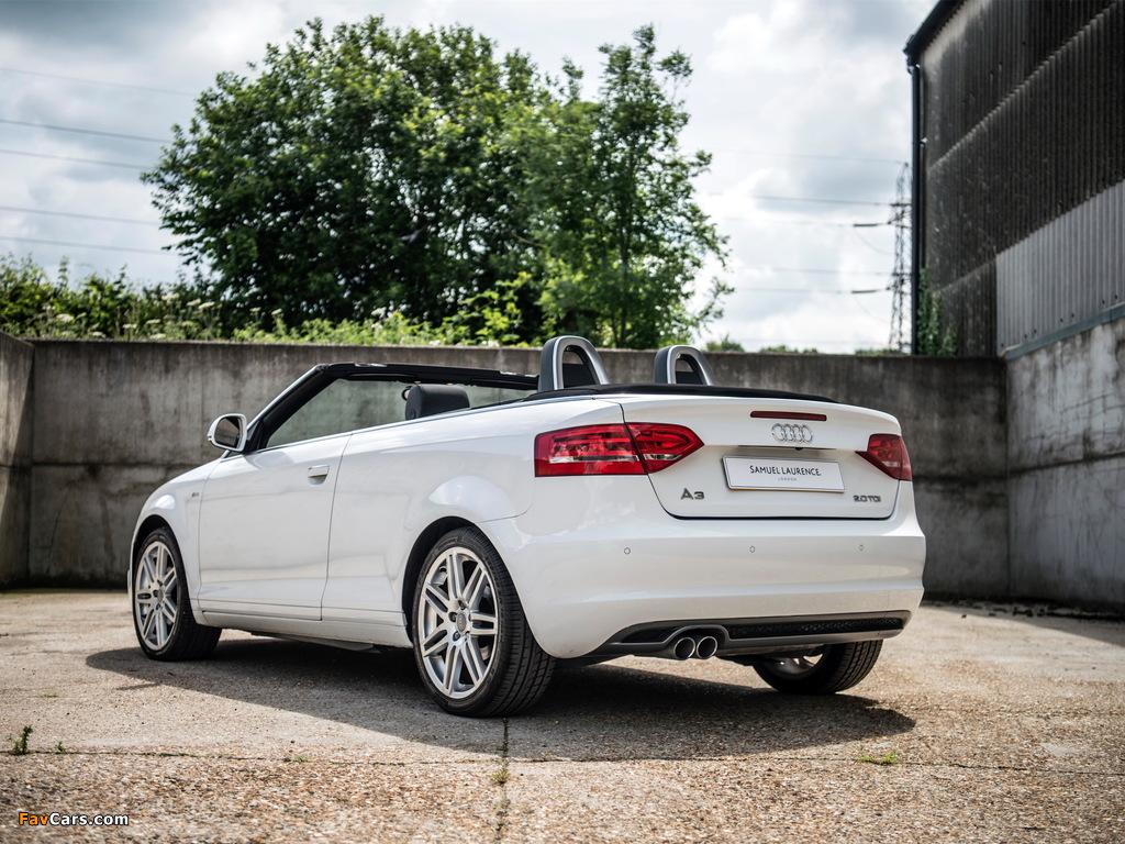 Photos of Audi A3 2.0 TDI S-Line Cabriolet (8PA) 2008–10 (1024 x 768)