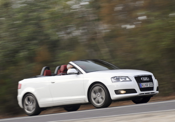 Photos of Audi A3 2.0T Cabriolet AU-spec 8PA (2008)