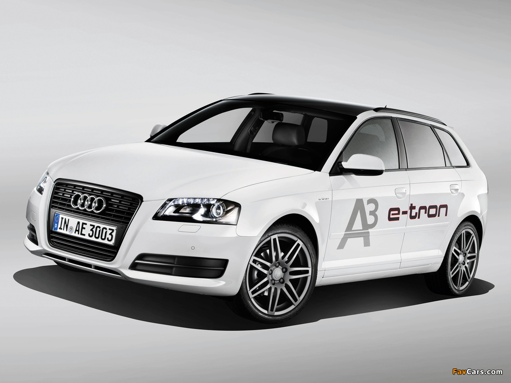 Photos of Audi A3 e-Tron Prototype 8PA (2011) (1024 x 768)