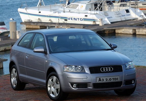 Pictures of Audi A3 2.0 TDI ZA-spec 8P (2003–2005)