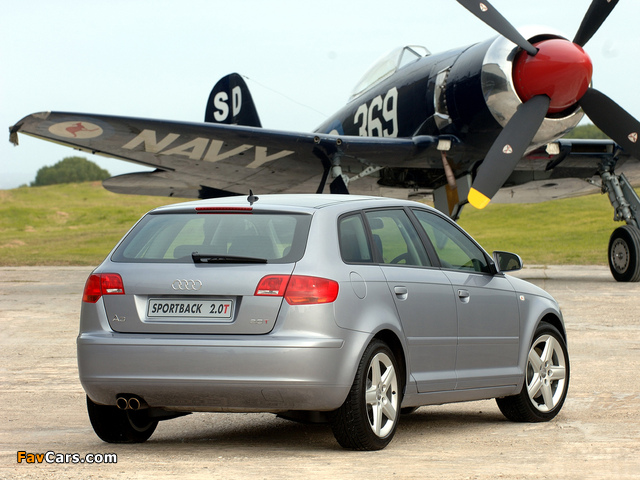 Pictures of Audi A3 Sportback 2.0T ZA-spec 8PA (2005–2008) (640 x 480)