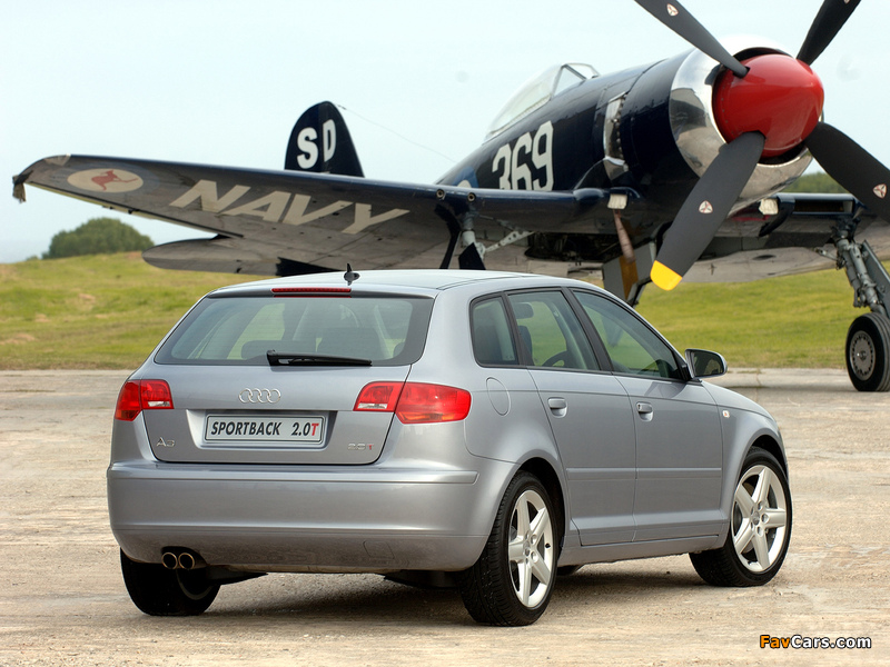 Pictures of Audi A3 Sportback 2.0T ZA-spec 8PA (2005–2008) (800 x 600)