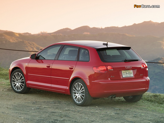 Pictures of Audi A3 Sportback 2.0T US-spec 8PA (2005–2008) (640 x 480)