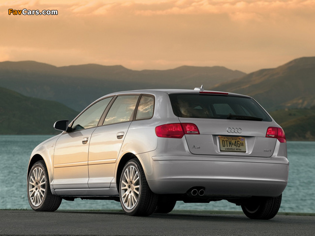 Pictures of Audi A3 Sportback 2.0T US-spec 8PA (2005–2008) (640 x 480)