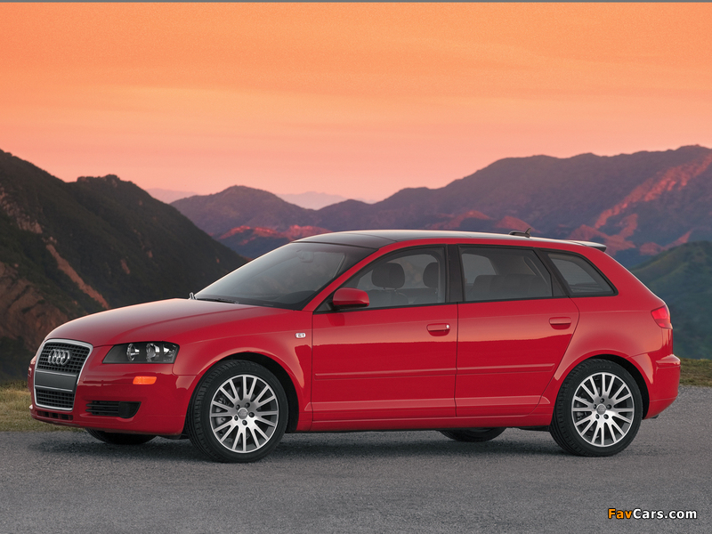 Pictures of Audi A3 Sportback 2.0T US-spec 8PA (2005–2008) (800 x 600)