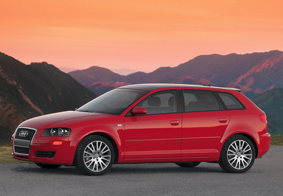 Pictures of Audi A3 Sportback 2.0T US-spec 8PA (2005–2008)
