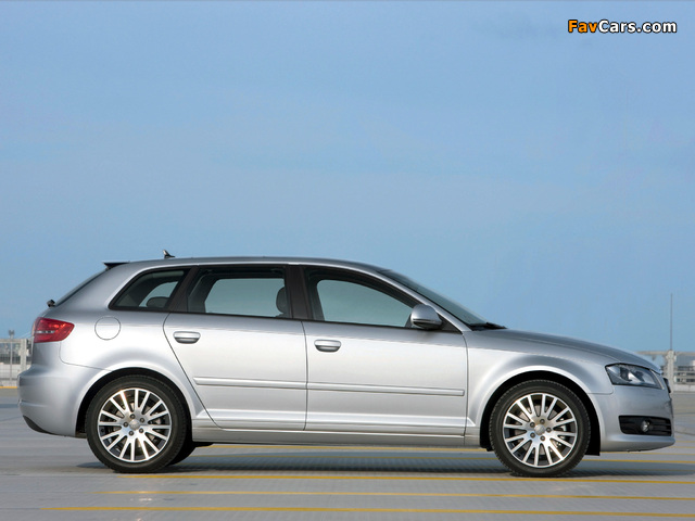 Pictures of Audi A3 Sportback 8PA (2008–2010) (640 x 480)