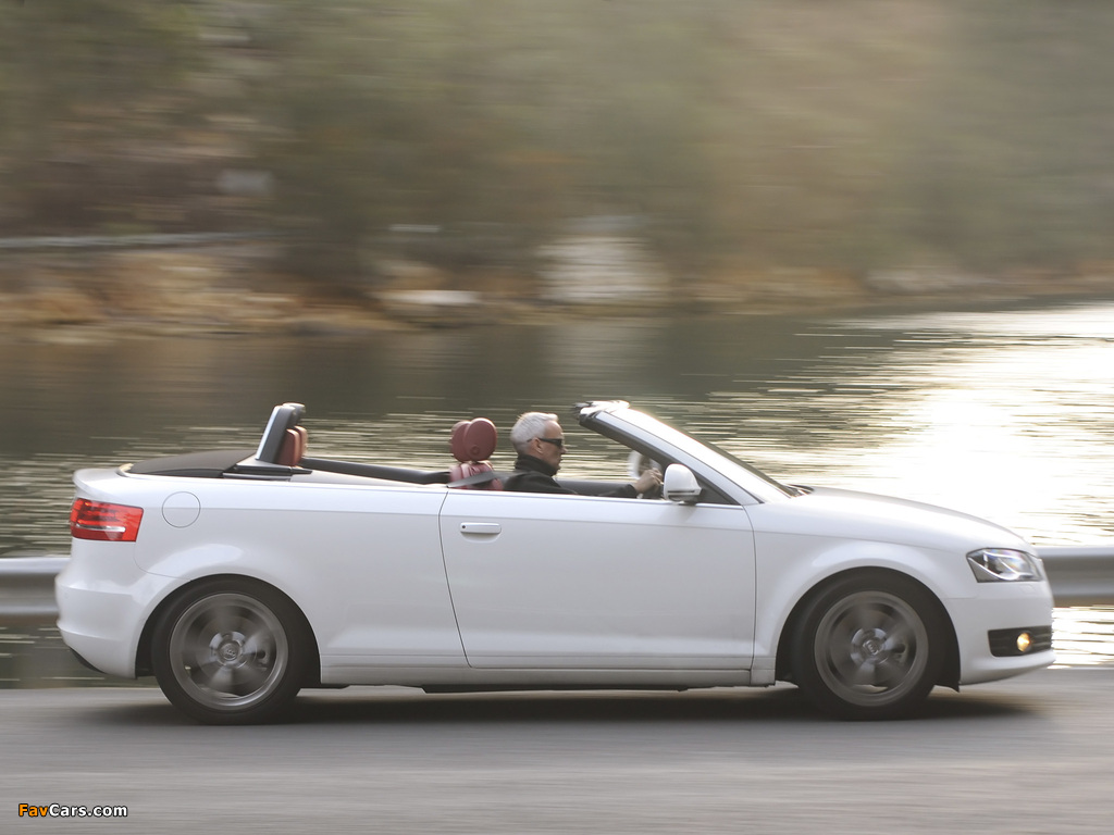 Pictures of Audi A3 2.0T Cabriolet AU-spec 8PA (2008) (1024 x 768)