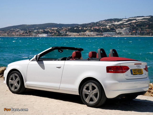 Pictures of Audi A3 2.0T Cabriolet UK-spec 8PA (2008) (640 x 480)
