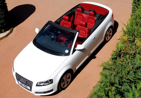 Pictures of Audi A3 2.0T Cabriolet UK-spec 8PA (2008)