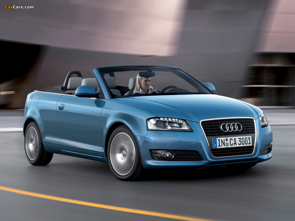 Pictures of Audi A3 2.0 TDI Cabriolet 8PA (2008–2010) (1024 x 768)
