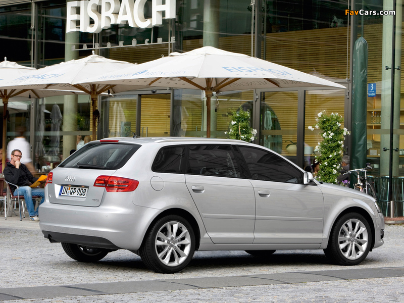 Pictures of Audi A3 Sportback TFSI 8PA (2010) (800 x 600)