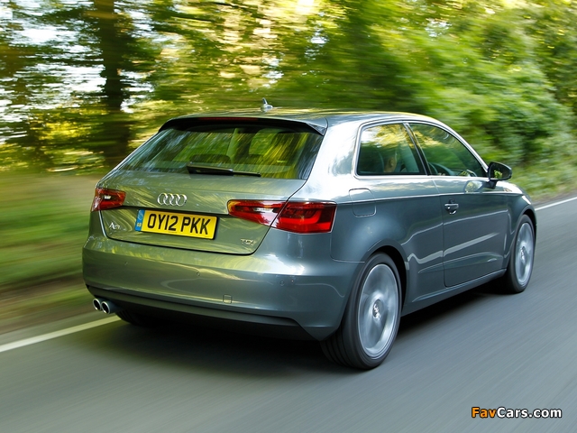 Pictures of Audi A3 2.0 TDI UK-spec 8V (2012) (640 x 480)