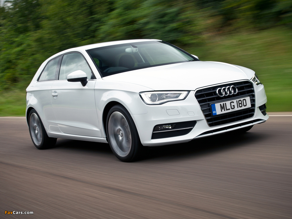 Pictures of Audi A3 1.8T UK-spec 8V (2012) (1024 x 768)