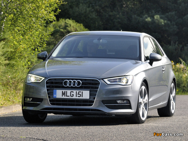 Pictures of Audi A3 2.0 TDI UK-spec 8V (2012) (640 x 480)