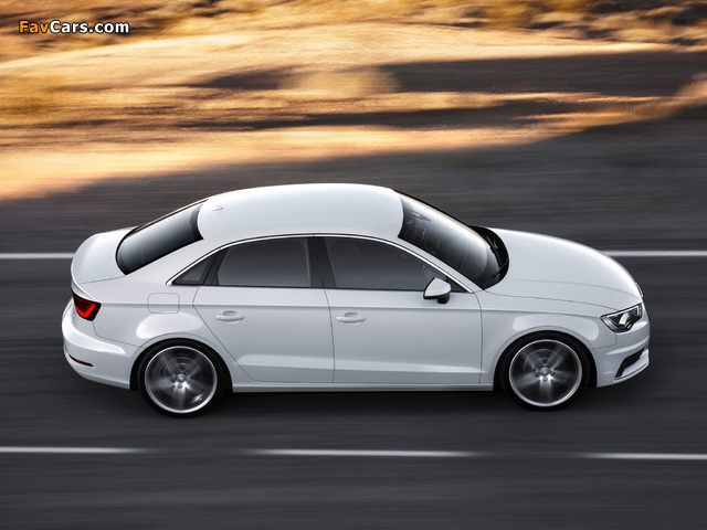 Pictures of Audi A3 Sedan 2.0 TDI (8V) 2013 (640 x 480)