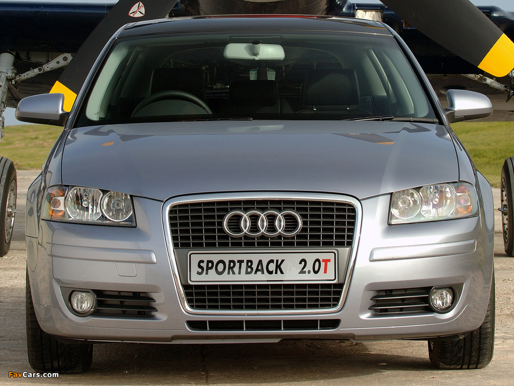 Audi A3 Sportback 2.0T ZA-spec 8PA (2005–2008) wallpapers (1024 x 768)