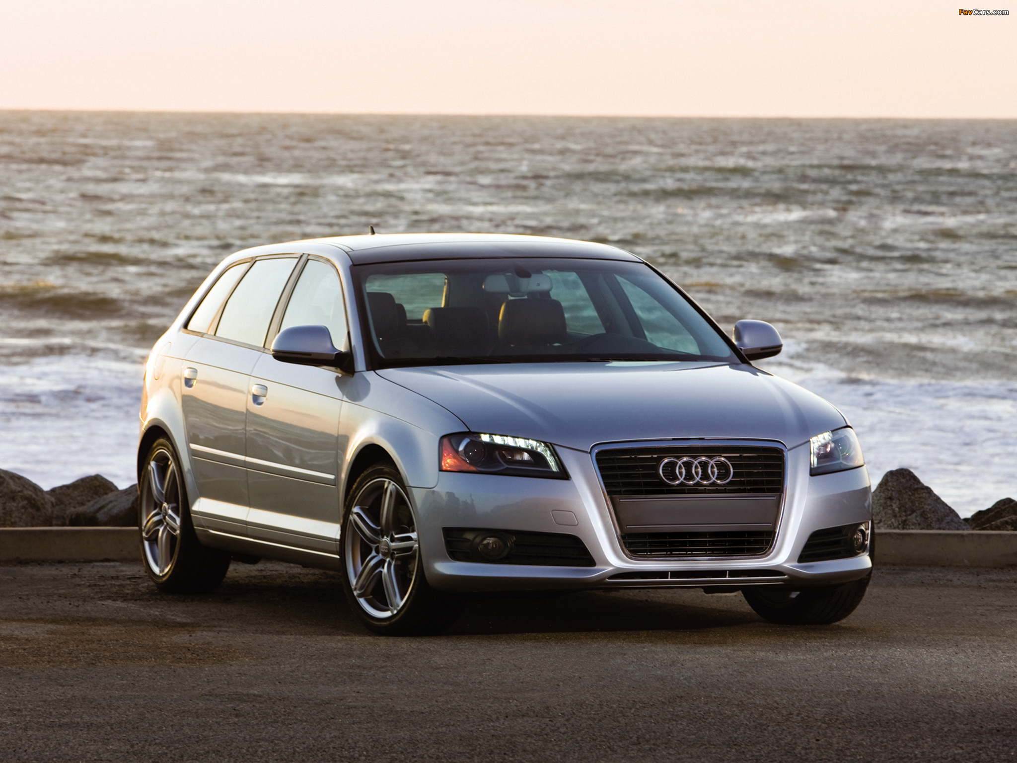 Audi A3 Sportback 2.0T US-spec 8PA (2008–2010) wallpapers (2048 x 1536)