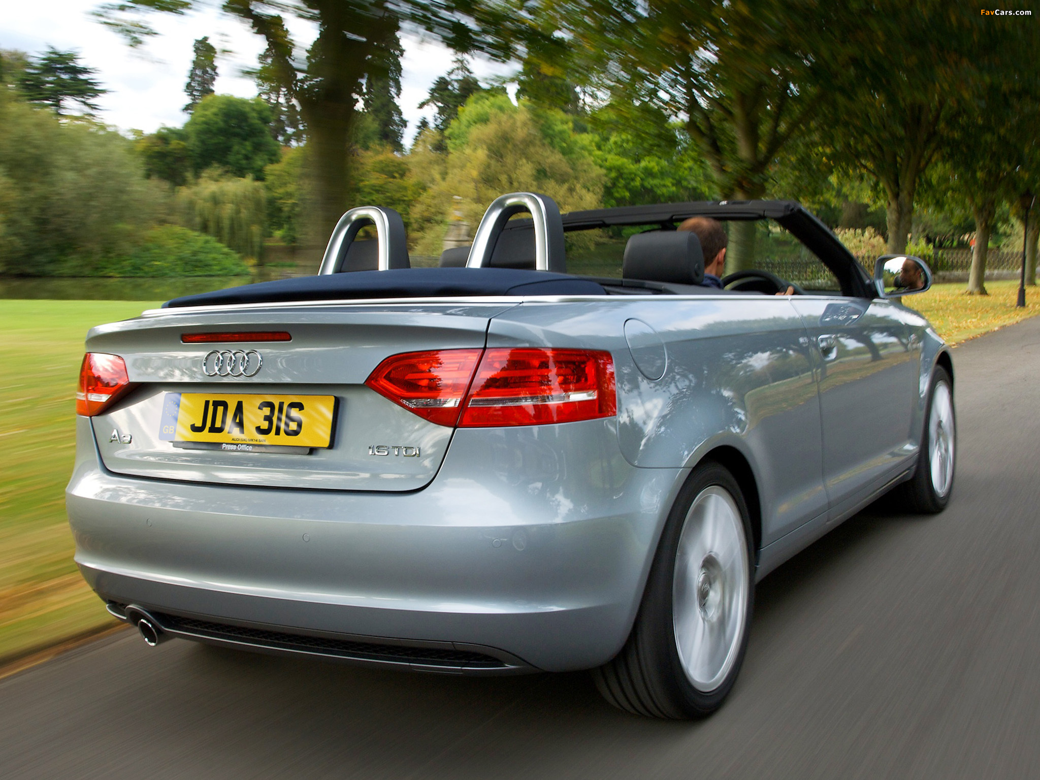 Audi A3 1.6 TDI S-Line Cabriolet UK-spec 8PA (2008–2010) wallpapers (2048 x 1536)