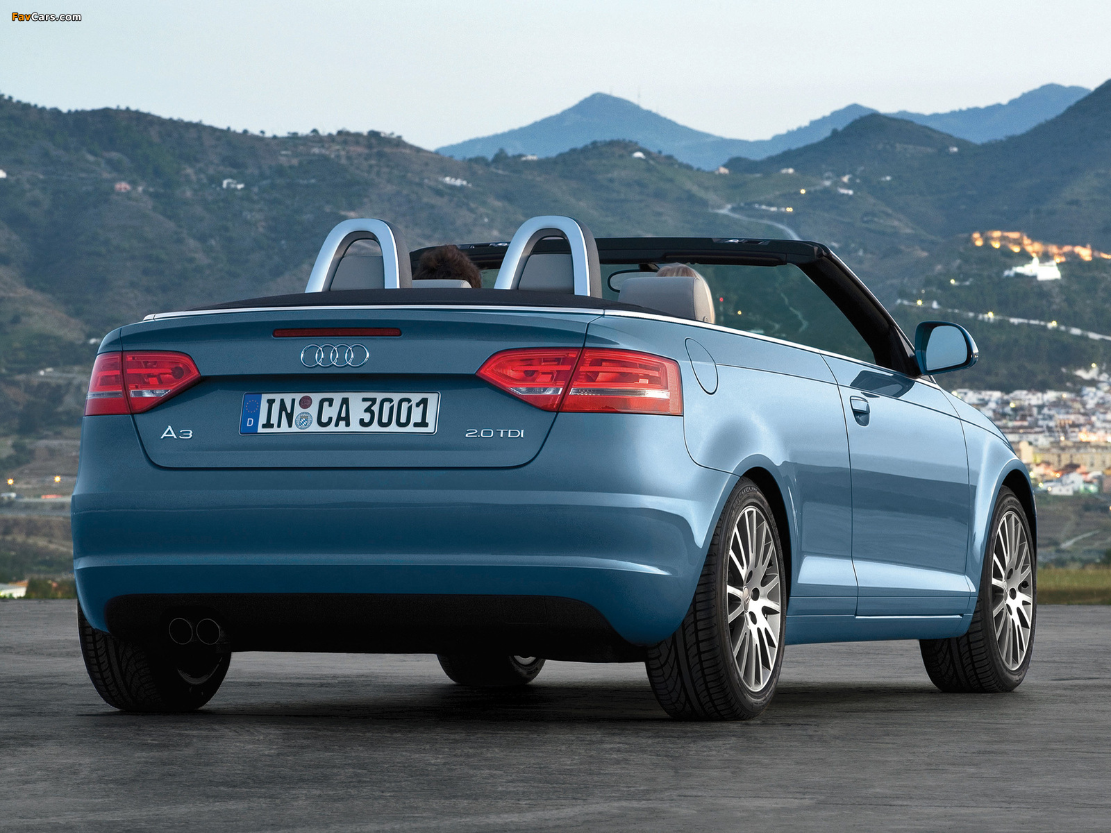Audi A3 2.0 TDI Cabriolet 8PA (2008–2010) wallpapers (1600 x 1200)