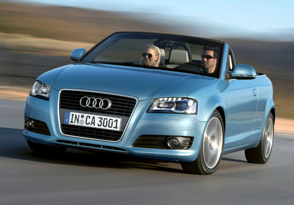 Audi A3 2.0 TDI Cabriolet 8PA (2008–2010) wallpapers