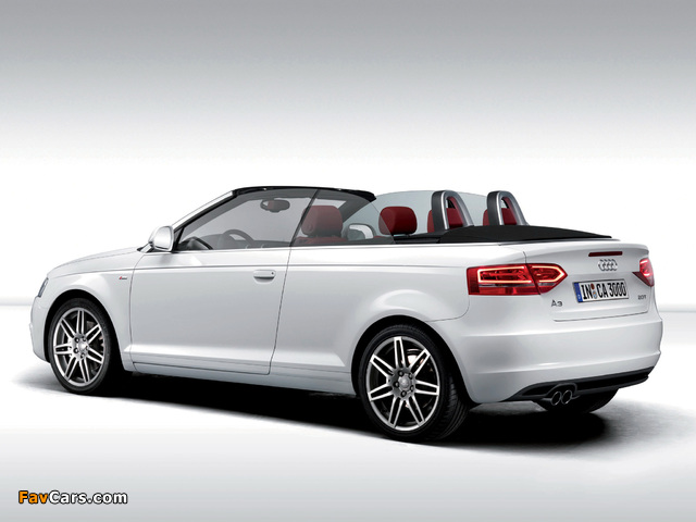 Audi A3 2.0T S-Line Cabriolet 8PA (2008–2010) wallpapers (640 x 480)
