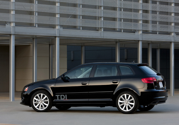 Audi A3 Sportback TDI Clean Diesel 8PA (2009–2010) wallpapers