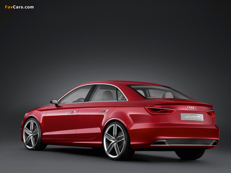 Audi A3 Sedan Concept (2011) wallpapers (800 x 600)