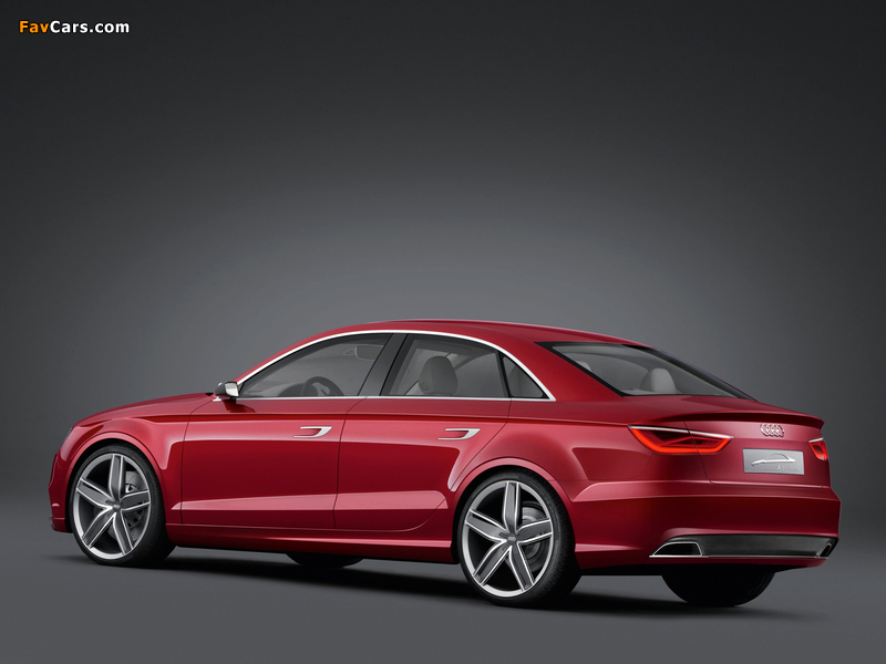 Audi A3 Sedan Concept (2011) wallpapers (800 x 600)