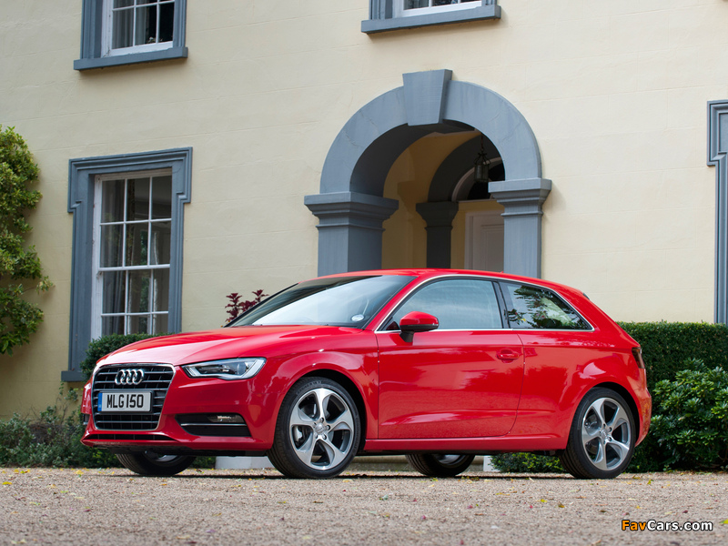 Audi A3 1.8T UK-spec 8V (2012) wallpapers (800 x 600)