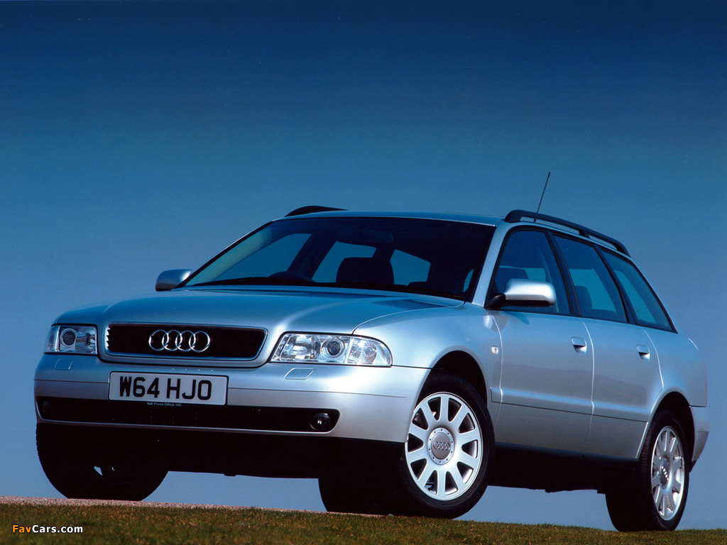 Audi A4 Avant UK-spec B5,8D (1995–2001) wallpapers (1024 x 768)
