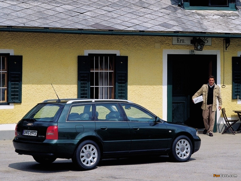 Audi A4 1.9 TDI Avant B5,8D (1996–2001) pictures (1024 x 768)