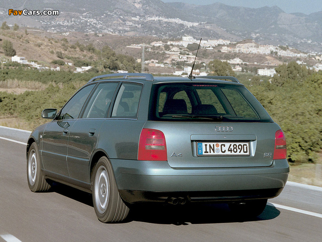 Audi A4 2.8 quattro Avant B5,8D (1997–2001) photos (640 x 480)