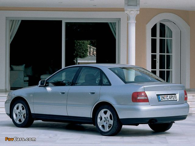 Audi A4 1.8 TDI Sedan B5,8D (1997–2000) pictures (640 x 480)