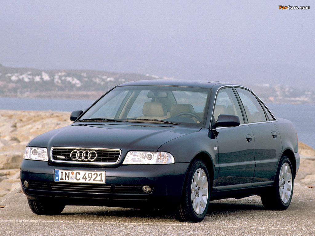 Audi A4 2.8 quattro Sedan B5,8D (1997–2000) pictures (1024 x 768)