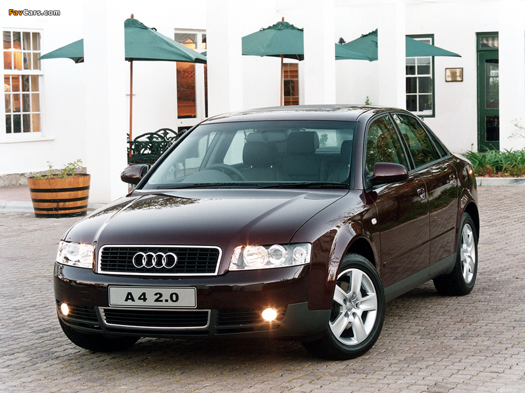Audi A4 2.0 Sedan ZA-spec B6,8E (2000–2004) images (1024 x 768)