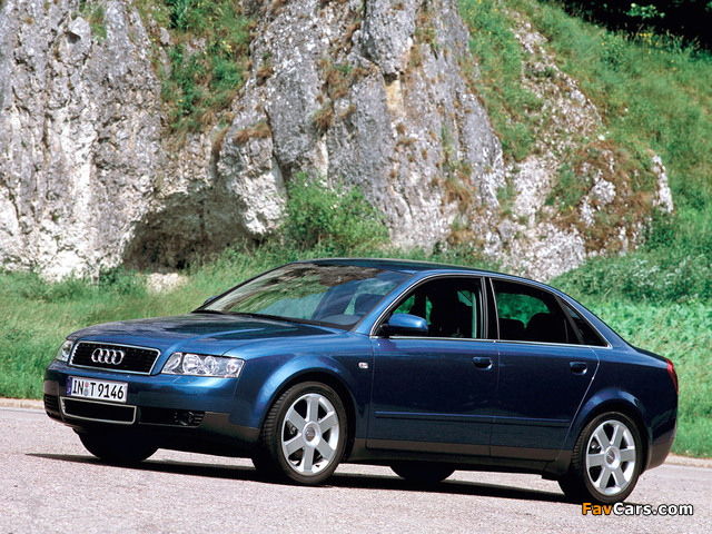 Audi A4 2.0 FSI Sedan B6,8E (2000–2004) images (640 x 480)