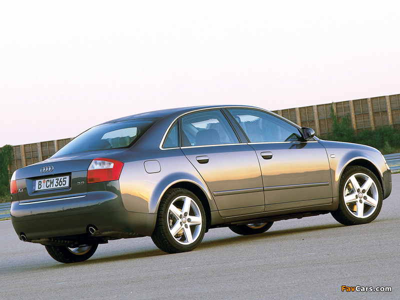 Audi A4 3.0 Sedan B6,8E (2000–2004) photos (800 x 600)
