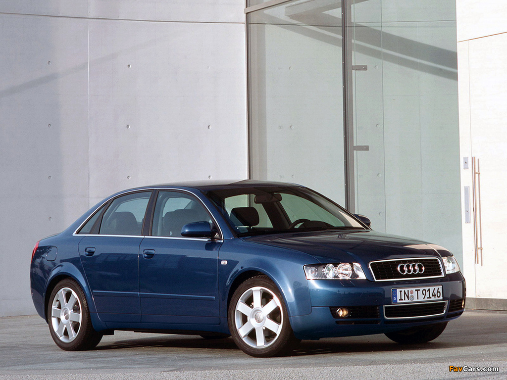 Audi A4 2.0 FSI Sedan B6,8E (2000–2004) wallpapers (1024 x 768)