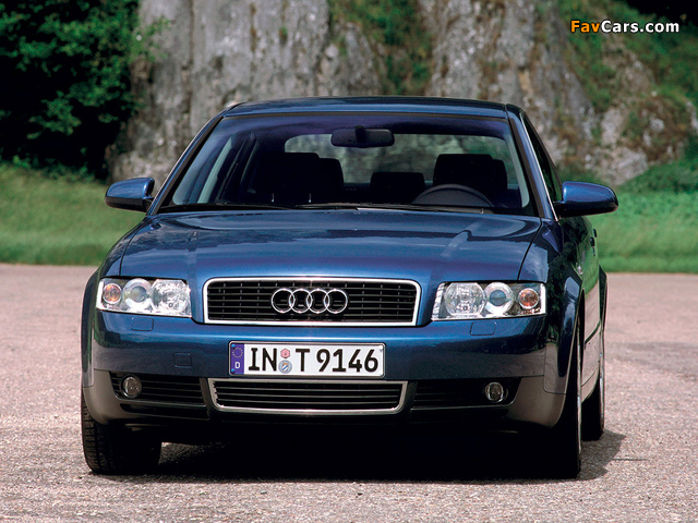 Audi A4 2.0 FSI Sedan B6,8E (2000–2004) wallpapers (640 x 480)