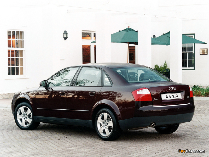 Audi A4 2.0 Sedan ZA-spec B6,8E (2000–2004) wallpapers (800 x 600)