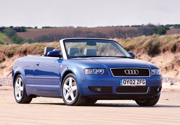 Audi A4 2.4 Cabrio UK-spec B6,8H (2001–2005) images