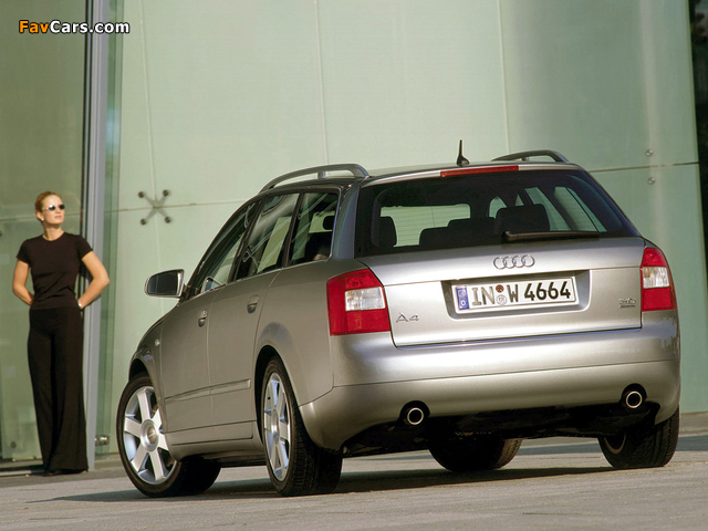 Audi A4 3.0 quattro Avant B6,8E (2001–2004) images (640 x 480)
