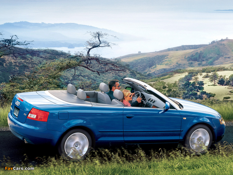 Audi A4 Cabrio US-spec B6,8H (2001–2005) images (800 x 600)