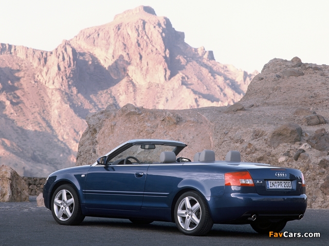 Audi A4 3.0 Cabrio B6,8H (2001–2005) images (640 x 480)